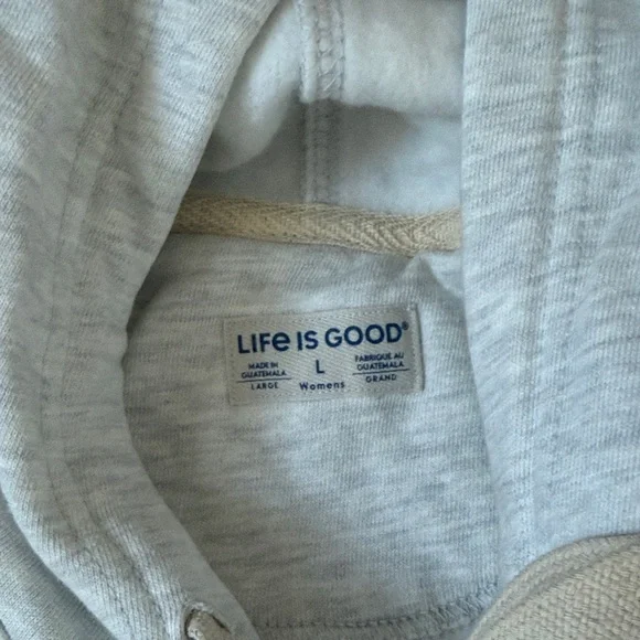 Life Is Good Light Gray Boston Duck Tours Hoodie - Picture 3 of 4